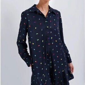 Tuckernuck

Navy Embroidered Callahan Shirt Dress